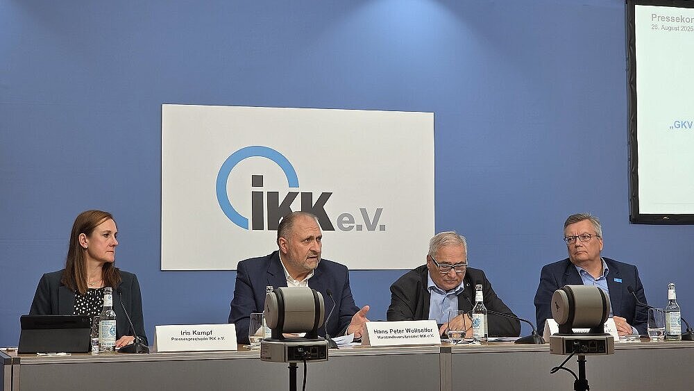 Gesprächspartner der Pressekonferenz des IKK e.V.